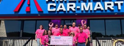 Car-Mart of Fayetteville Associates Presenting American Cancer Society Check